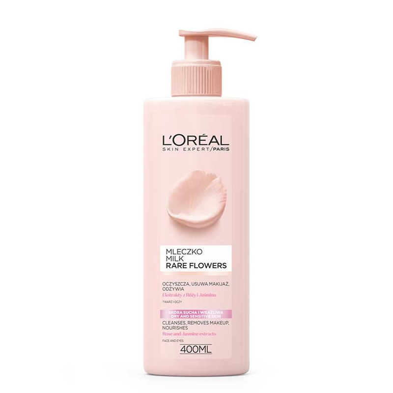 شیر پاک کن 400 میلی لیتری Rare Flowers لورآل LOreal